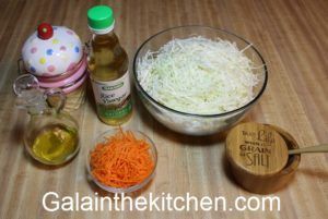 Photo Russian Stir-fry Cabbage Salad Recipe