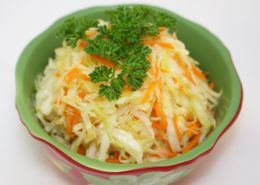 Photo Salad from Cooked Cabbage