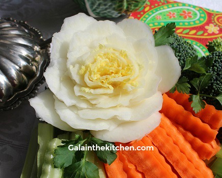Photo Pretty Flower from Chinese Cabbage Napa Small