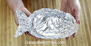 Fish Shape from Foil Photo