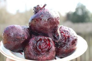 Photo Roasted beets in the oven