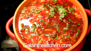 Photo Vegetarian borscht recipe step 8 Photo