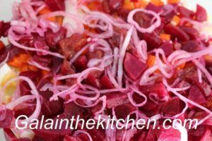 Beet Salad Russian Recipe Photo