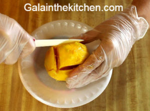 Photo How to make a mango flower