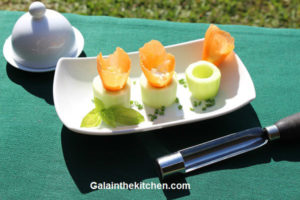 Photo How to use one inch vegetable corer