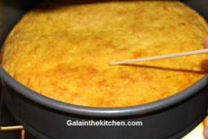 Photo Carrot Cake with Almond Flour Baking