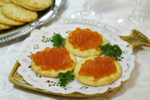Photo Caviar serving suggestions