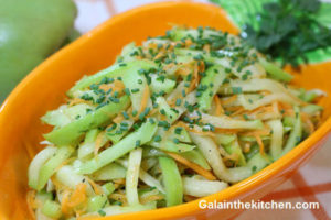 Photo Chayote squash with carrot salad recipe