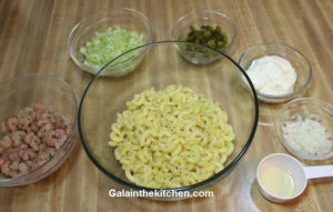 Photo Shrimp Pasta Salad Recipe Ingredients