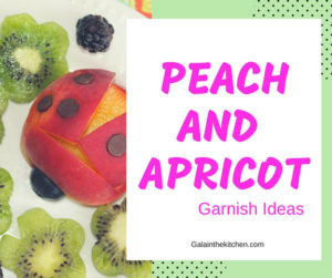 Photo Apricot and Peach Garnish Title