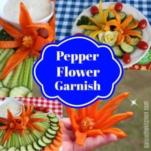 Photo Pepper Flower Garnish Title 1