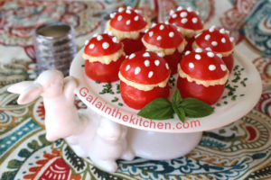 Photo Cheese Stuffed Tomatoes Appetizer Mushrooms