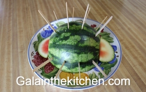 Photo Watermelon On Sticks Step 4