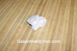 Photo How to stop curling baking paper