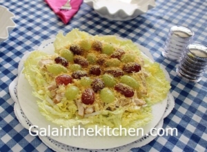 Photo Napa grapes chicken salad