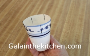 Photo how to cut cup